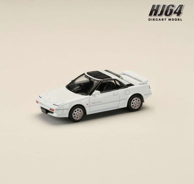 Hobby JAPAN 1/64 豐田 Toyota MR2 1600G-LIMITED SUPER CHARGER 1988 T型天窗 超級白II Hobby JAPAN 1/64 豐田 Toyota MR2 1600G-LIMITED SUPER CHARGER 1988 T型天窗 超級白II