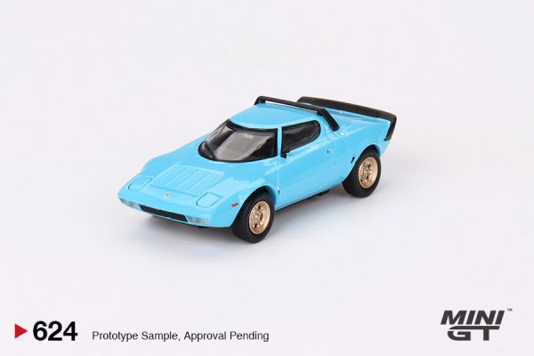 MINIGT 1/64 蘭吉雅 Lancia Stratos HF Stradale Azzuro Chiaro 左駕 MINIGT 1/64 蘭吉雅 Lancia Stratos HF Stradale Azzuro Chiaro 左駕
