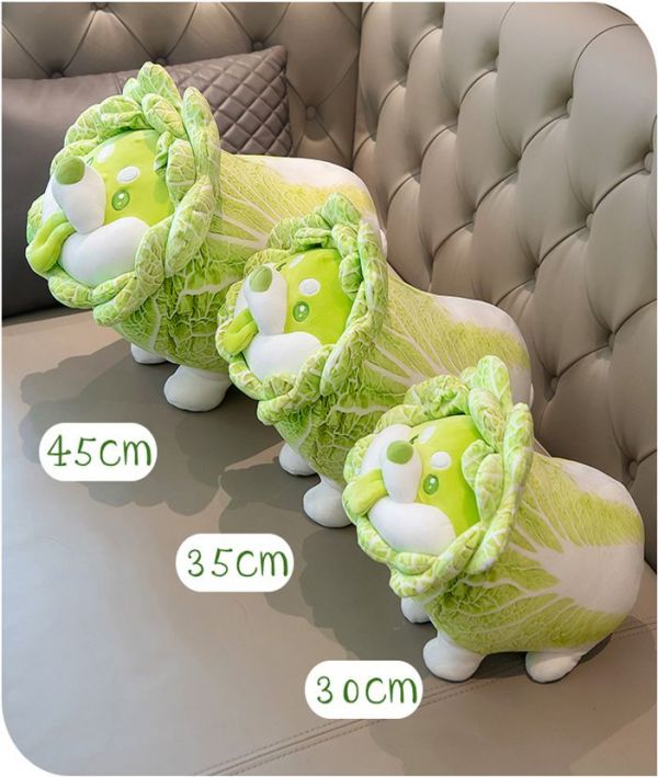 DODOWO 蔬菜妖精玩偶 白菜狗 白菜狗勾 全3種尺寸 分別販售 DODOWO,蔬菜妖精玩偶,白菜狗,白菜狗勾,全3種尺寸, 分別販售,