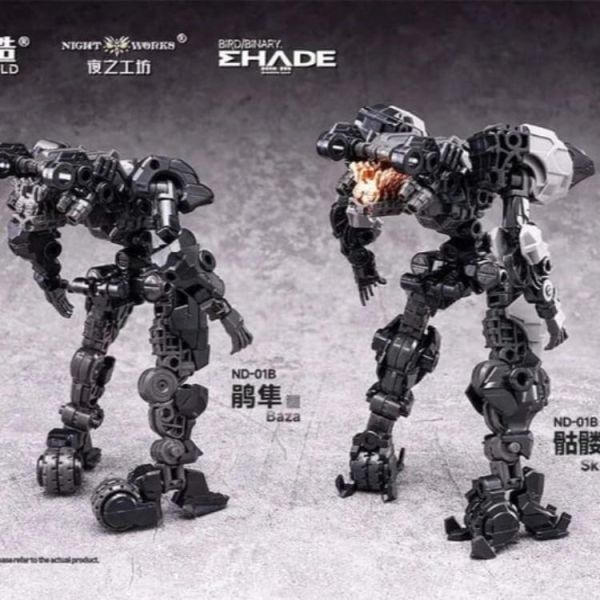 (預購) 大火鳥製造 未來先鋒 骷髏鳥&鵑隼 ND-01B 可動完成品 20260702 大火鳥製造 未來先鋒 骷髏鳥&鵑隼 ND-01B 可動完成品
