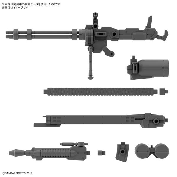 BANDAI 1/144 30mm W-18 改裝武器組 格林組件 組裝模型 BANDAI,1/144,30mm,W-18,改裝武器組,格林組件,組裝模型