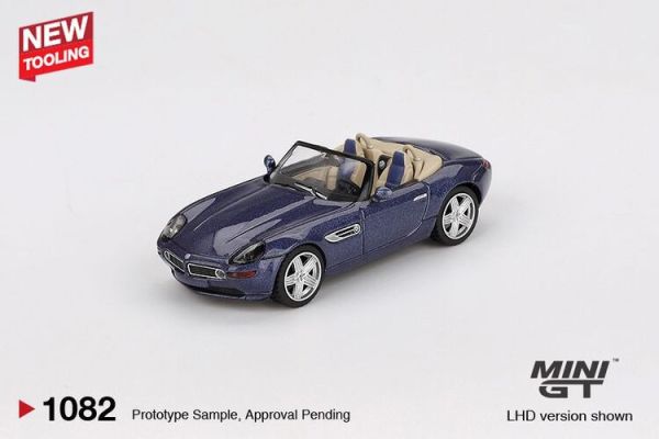 (預購) MINIGT 1/64 寶馬 BMW Z8 Alpina  Alpine Blue MGT01082-L (預購) MINIGT 1/64 寶馬 BMW Z8 Alpina  Alpine Blue MGT01082-L