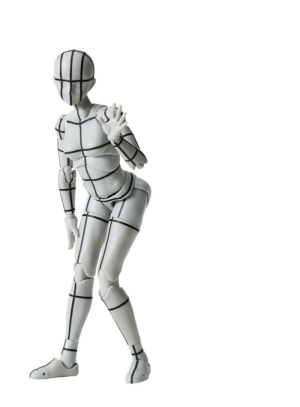 BANDAI S.H.Figuarts SHF 女性素體-Sports-Edition -線框- Gray Color Ver. BANDAI S.H.Figuarts SHF 女性素體-Sports-Edition -線框- Gray Color Ver.
