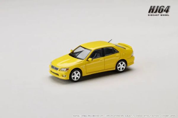 Hobby JAPAN 1/64 凌志 LEXUS IS 200 (E10) 1999 黃 HJ643080Y Hobby JAPAN 1/64 凌志 LEXUS IS 200 (E10) 1999 黃 HJ643080Y