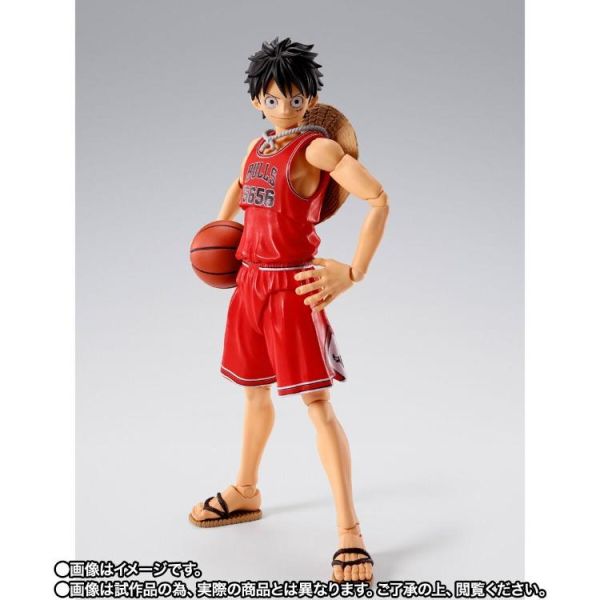 (預購) BANDAI S.H.Figuarts SHF 航海王 ONE PIECE×NBA 魯夫 公牛隊 BULLS ver. 可動完成品 20260420 BANDAI S.H.Figuarts SHF 航海王 ONE PIECE×NBA 魯夫 公牛隊 BULLS ver. 可動完成品
