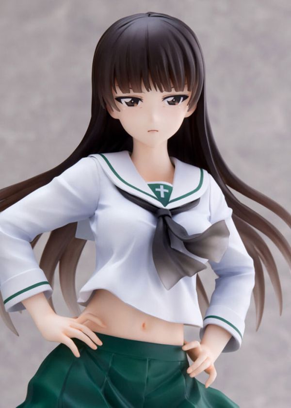 [再販] WAVE 1/7 少女與戰車 西住志穗 大洗女子學園制服ver. PVC完成品 DT-192 [再販] WAVE 1/7 少女與戰車 西住志穗 大洗女子學園制服ver. PVC完成品 DT-192