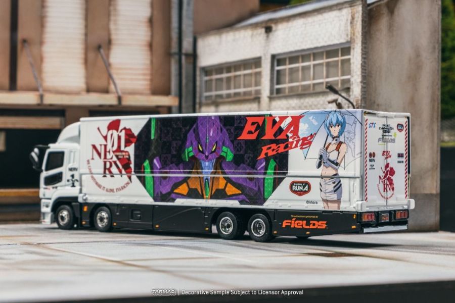 TARMAC WORKS 1/64 三菱 Mitsubishi Fuso Super Great EVA Racing 新世紀福音戰士 大貨車 TARMAC WORKS 1/64 三菱 Mitsubishi Fuso Super Great EVA Racing 新世紀福音戰士 大貨車