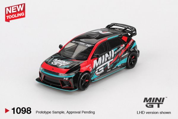 (預購) MINIGT 1/64 現代汽車 "Hyundai Ioniq 5N MINI GT RS-01T  2025 Tokyo Auto Salon" MGT01098-L 20251002 (預購) MINIGTA 1/64 福特野馬 Ford Mustang GTD Spirit of America MGT01097-L 20251002