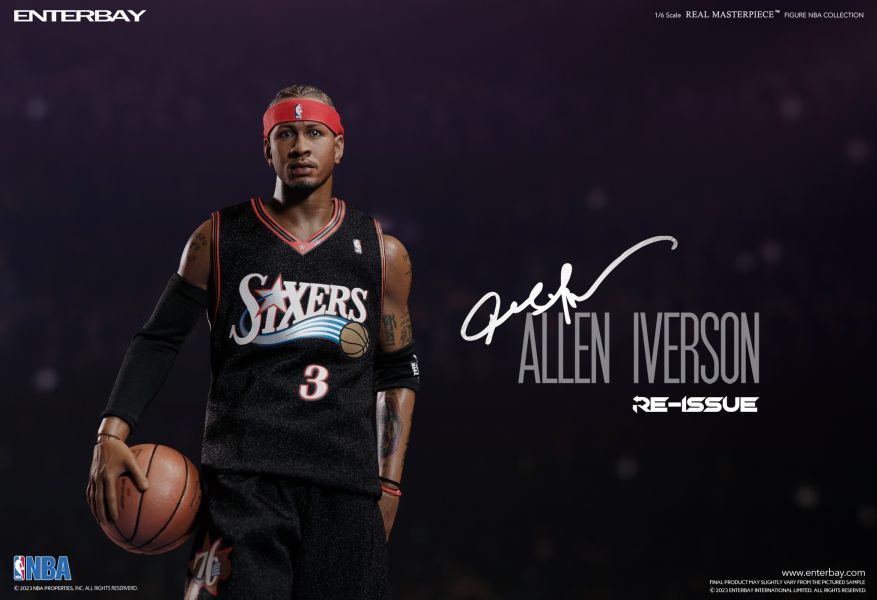 絕版斷貨中 ENTERBAY 1/6 NBA系列 Allen Iverson 艾倫·艾佛森 費城76人隊 限量復刻版 永遠的戰神 可動完成品 ENTERBAY 1/6 NBA系列 Allen Iverson 艾倫·艾佛森 費城76人隊 限量復刻版 可動完成品