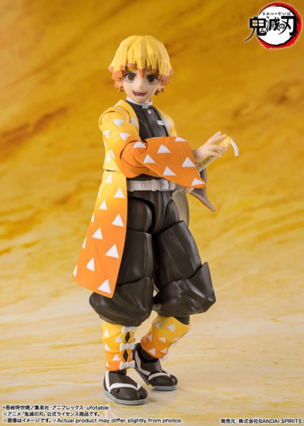 BANDAI S.H.Figuarts SHF 鬼滅之刃 我妻善逸 可動完成品 BANDAI S.H.Figuarts SHF 鬼滅之刃 我妻善逸 可動完成品