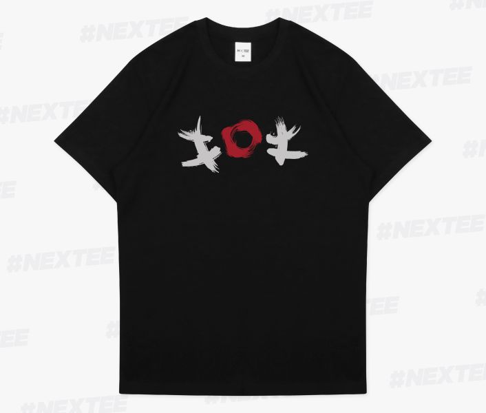 NEXTee 翻轉模玩 襲來 短袖T恤 黑色 NEXTee 翻轉模玩 襲來 短袖T恤 黑色