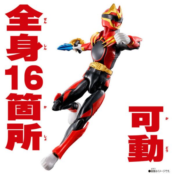 BANDAI 戰隊可動公仔 2025新戰隊 紅戰士GOZYUWOLF BANDAI 戰隊可動公仔 2025新戰隊 紅戰士GOZYUWOLF