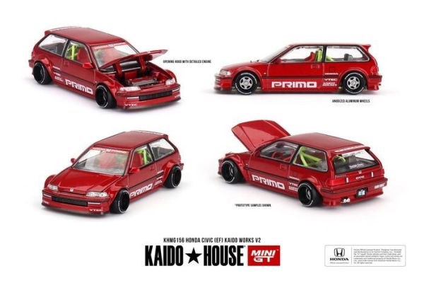 Kaido House x MINI GT 1/64 Honda Civic (EF) Kaido Works V2 Kaido House x MINI GT 1/64 Honda Civic (EF) Kaido Works V2