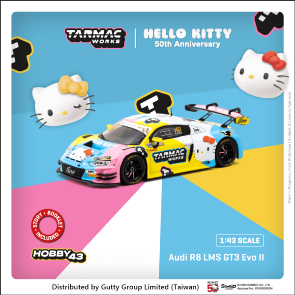 TARMAC WORKS 1/43 奧迪 Audi R8 LMS GT3 Evo II 澳門GT - FIA GT World Cup 2023 - Race Version T43-027-23MGP50 TARMAC WORKS 1/43 奧迪 Audi R8 LMS GT3 Evo II 澳門GT - FIA GT World Cup 2023 - Race Version T43-027-23MGP50