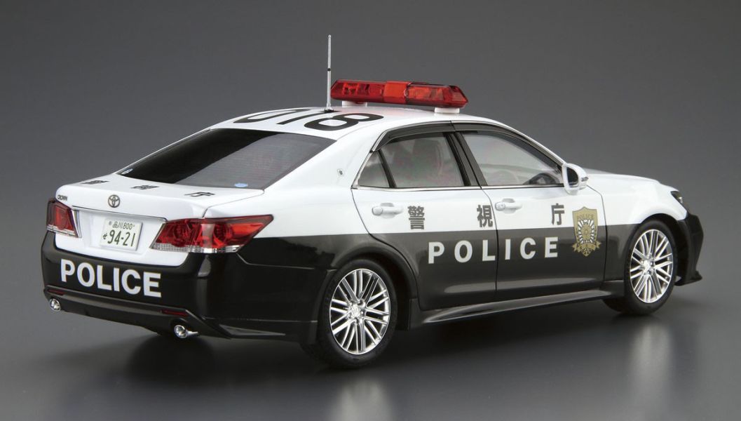 AOSHIMA 青島 1/24 豐田 TOYOTA GRS214 皇冠 交通管制巡邏車'16 組裝模型 AOSHIMA 青島 1/24 豐田 TOYOTA GRS214 皇冠 交通管制巡邏車'16 組裝模型