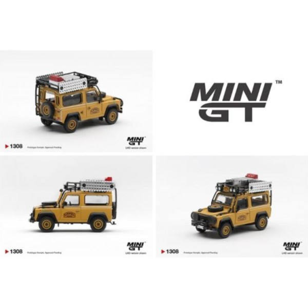 (預購) [吊卡版] MINIGT 1/64 荒原路華 Land Rover Defender 90 1985 Camel Trophy Borneo Team Brazil MGT01308-BL LHD 20260604 [吊卡版] MINIGT 1/64 荒原路華 Land Rover Defender 90 1985 Camel Trophy Borneo Team Brazil MGT01308-BL LHD