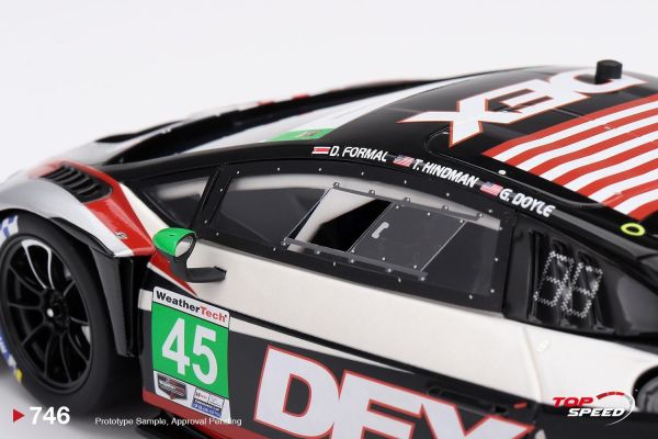 (預購) TOP SPEED 1/18 藍寶堅尼 Lamborghini Huracan GT3 EVO2 #45 DEX Wayne Taylor Racing 2026 IMSA Laguna Seca Class Winner TS0746 20260921 TOP SPEED 1/18 藍寶堅尼 Lamborghini Huracan GT3 EVO2 #45 DEX Wayne Taylor Racing 2026 IMSA Laguna Seca Class Winner TS0746