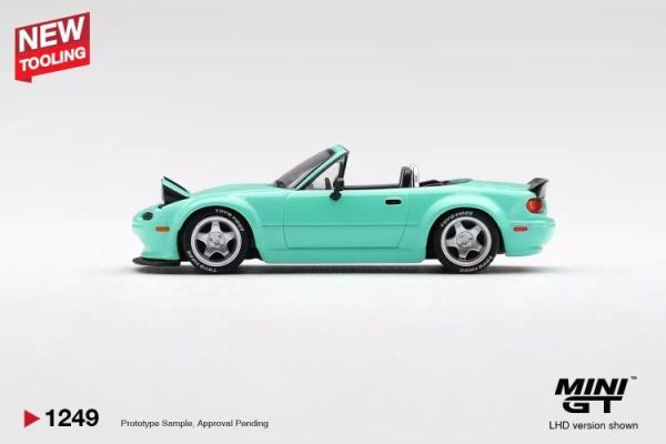 (預購) MINIGT 1/64 馬自達 Mazda MX-5 (NA) Pandem Mint Green LHD MGT01249-BL 20260521 MINIGT 1/64 馬自達 Mazda MX-5 (NA) Pandem Mint Green LHD MGT01249-BL