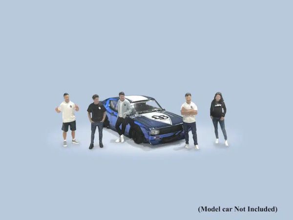American Diorama 1:64 微縮人偶5入組 Team Liberty Walk - LBWK官方授權商品 American Diorama 1:64 微縮人偶5入組 Team Liberty Walk - LBWK官方授權商品
