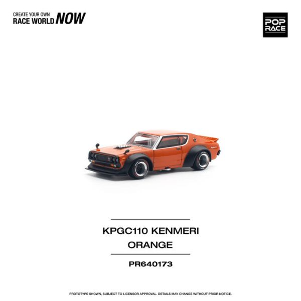 POP RACE 1/64 SKYLINE GT-R V8 DRIFT (KENMERI) 齋藤太吾 ORANGE PR640173 POP RACE 1/64 SKYLINE GT-R V8 DRIFT (KENMERI) 齋藤太吾 ORANGE PR640173