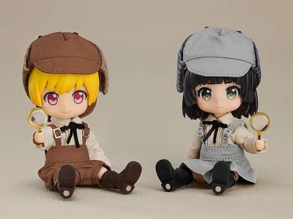 Good Smile 黏土娃 服裝套組 偵探Girl 灰色 Good Smile 黏土娃 服裝套組 偵探Girl 灰色