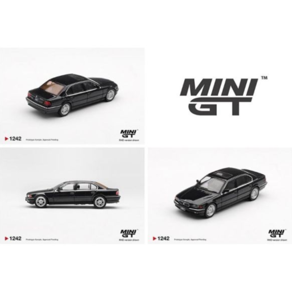 (預購) [吊卡版] MINIGT 1/64 寶馬 BMW 750IL Black Sapphire LHD MGT01242-BL 20260507 [吊卡版] MINIGT 1/64 寶馬 BMW 750IL Black Sapphire LHD MGT01242-BL