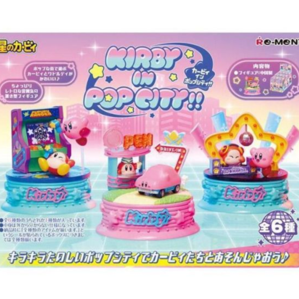 (預購) Re-MeNT 盲盒 星之卡比 Kirby in Pop City!! 全6種 一中盒6入販售 20260916 Re-MeNT 盲盒 星之卡比 Kirby in Pop City!! 全6種 一中盒6入販售
