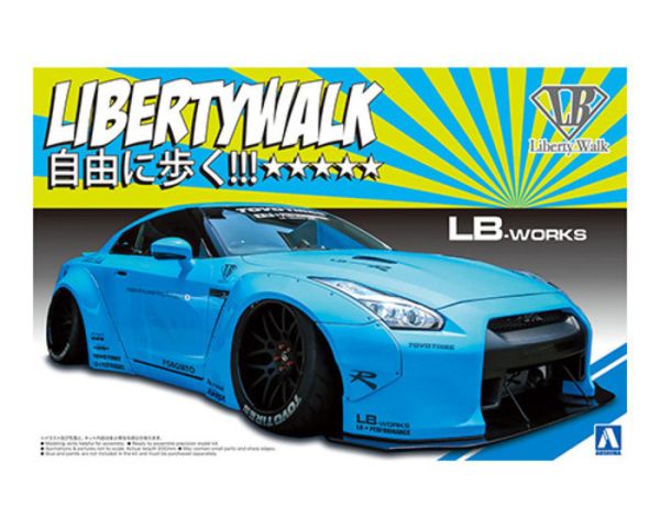 AOSHIMA 青島 1/24 自由步行#9 R35 GT-R ver.1 AOSHIMA 青島 1/24 自由步行#9 R35 GT-R ver.1