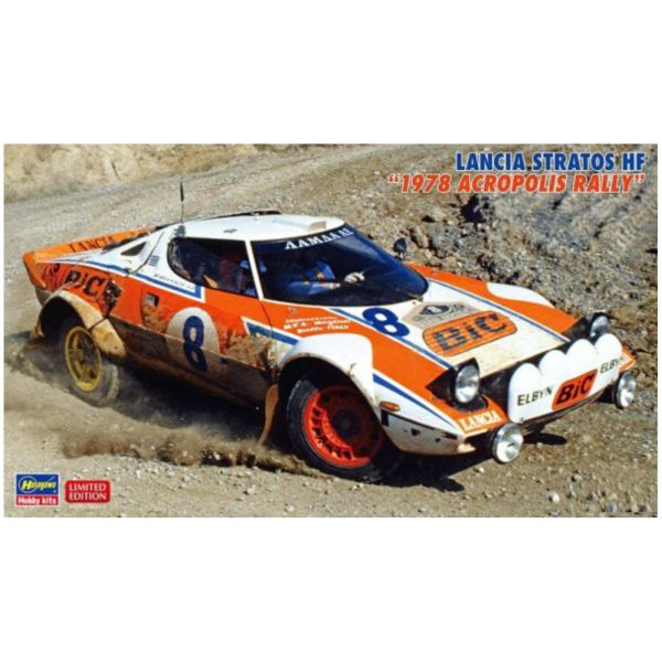 HASEGAWA 長谷川 1/24 Lancia Stratos HF 1978 Acropolis Rally 組裝模型 HASEGAWA 長谷川 1/24 Lancia Stratos HF 1978 Acropolis Rally 組裝模型