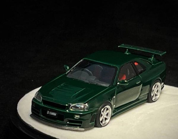 PGM 1/64 日產 Nissan GT-R R34 Z-TUNE British Green 英國綠標準版&豪華版 分別販售 PGM 1/64 日產 Nissan GT-R R34 Z-TUNE British Green 英國綠標準版&豪華版 分別販售