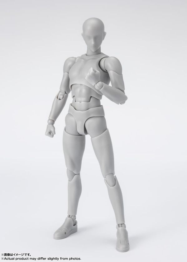 BANDAI S.H.Figuarts SHF 男性素體-Sports- Edition DX SET 灰色版 BANDAI S.H.Figuarts SHF 男性素體-Sports- Edition DX SET 灰色版