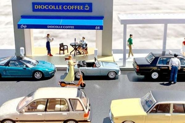(預購) TOMYTEC 1/64 Diocolle 64 #Car Snap 21a Café Terrace (預購) TOMYTEC 1/64 Diocolle 64 #Car Snap 21a Café Terrace