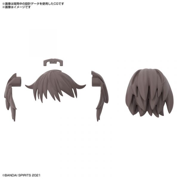 BANDAI 30MS 髮型配件套組 Vol 4 全4種 組裝模型 BANDAI,30MS,髮型配件套組,Vol.4,組裝模型,全4種販售,
