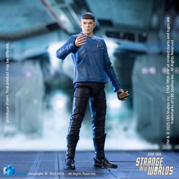 Hiya Toys 極致迷你系列 1/18 10.5CM 星際爭霸戰 奇異新世界 史巴克 可動完成品 EMS0196 Hiya Toys 極致迷你系列 1/18 10.5CM 星際爭霸戰 奇異新世界 史巴克 可動完成品 EMS0196