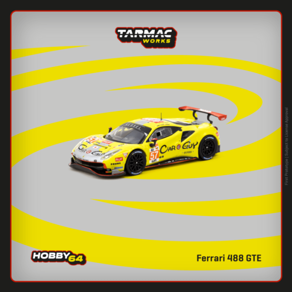 TARMAC WORKS 1/64 法拉利 Ferrari 488 GTE 利曼24耐2023 T64-071-23LM57 TARMAC WORKS 1/64 法拉利 Ferrari 488 GTE 利曼24耐2023 T64-071-23LM57