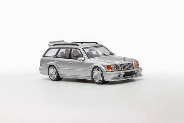 (預購) Mortal 1/64 賓士 MERCEDES-BENZ S124 T MODEII EVO2 銀色 (預購) Mortal 1/64 賓士 MERCEDES-BENZ S124 T MODEII EVO2 銀色