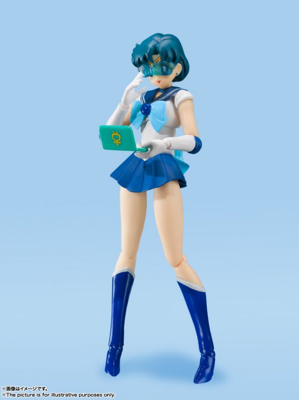 BANDAI S.H.Figuarts SHF 美少女戰士 水手水星 動畫配色版 可動完成品 BANDAI,S.H.Figuarts,SHF,美少女戰士,水手水星,動畫配色