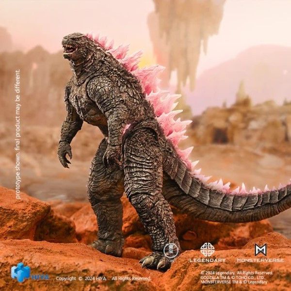 Hiya Toys EBS 哥吉拉⼤戰⾦剛2 帝國崛起哥吉拉 Evolved 粉色背脊 可動完成品 Hiya Toys EBS 哥吉拉⼤戰⾦剛2 帝國崛起哥吉拉 Evolved 粉色背脊 可動完成品