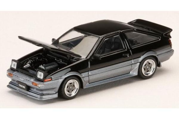 (預購) Hobby JAPAN 1/64 豐田 Toyota SPRINTER TRUENO GT APEX (AE86) Late Ver. Late Ver. JDM Style Carbon Bonnet BLACK / GRAY HJ647052SG 20260810 Hobby JAPAN 1/64 豐田 Toyota SPRINTER TRUENO GT APEX (AE86) Late Ver. Late Ver. JDM Style Carbon Bonnet BLACK / GRAY HJ647052SG