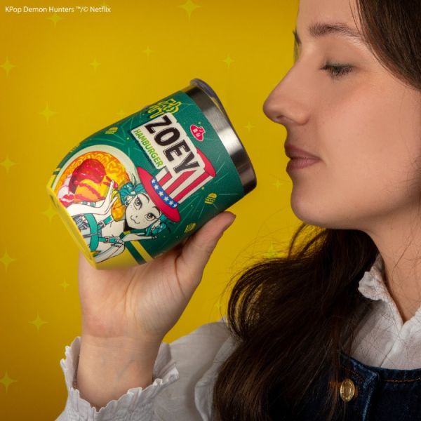 KPOP 獵魔女團 Demon Hunters 精巧保溫旅行杯 HUNTR/X 女團 Zoey Hamburger Ver. KPOP 獵魔女團 Demon Hunters 精巧保溫旅行杯 HUNTR/X 女團 Zoey Hamburger Ver.