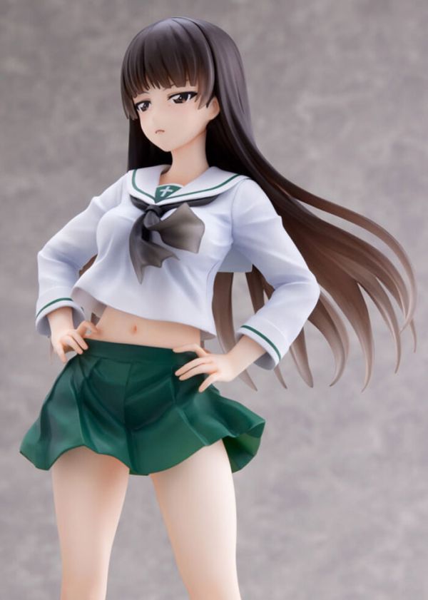 [再販] WAVE 1/7 少女與戰車 西住志穗 大洗女子學園制服ver. PVC完成品 DT-192 [再販] WAVE 1/7 少女與戰車 西住志穗 大洗女子學園制服ver. PVC完成品 DT-192
