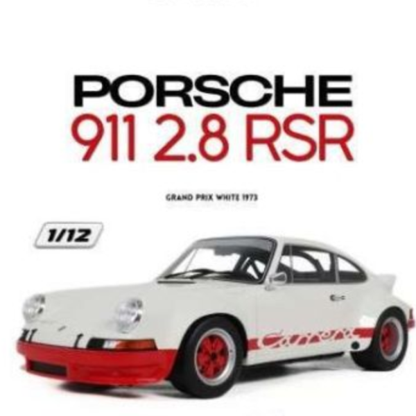 (預購) GT SPIRIT 1/12 保時捷 PORSCHE 911 2.8 RSR GRAND PRIX WHITE 1973 GT604 20260928 GT SPIRIT 1/12 保時捷 PORSCHE 911 2.8 RSR GRAND PRIX WHITE 1973 GT604