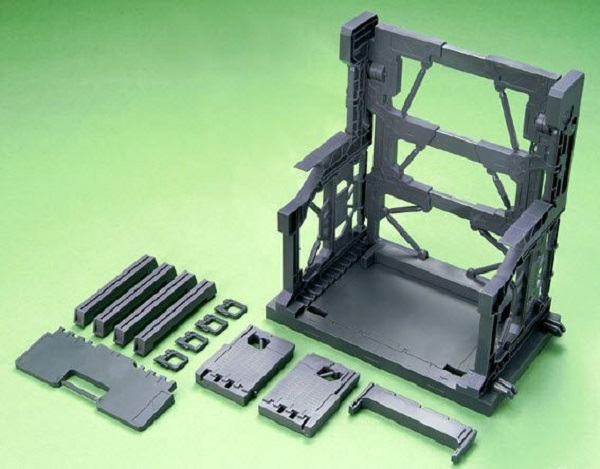 BANDAI BPHD SYSTEM BASE 001 系統台座 灰 組裝模型 BANDAI,BPHD,SYSTEM,BASE,001,系統,台座,灰,組裝模型,