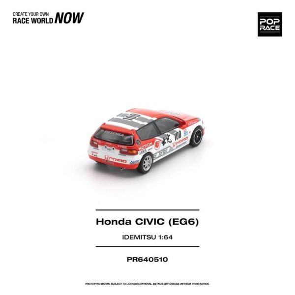 (預購) POP RACE 1/64 本田 HONDA CIVIC (EG6) IDEMITSU MOTION INFINITE PR640510 20260512 POP RACE 1/64 本田 HONDA CIVIC (EG6) IDEMITSU MOTION INFINITE PR640510