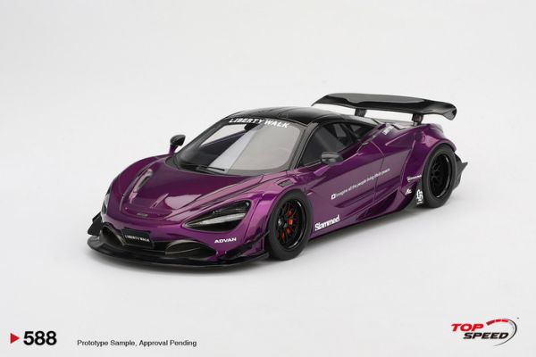 TOP SPEED 1/18 麥拉倫 McLaren 720S LB Works Purple TS0588 TOP SPEED 1/18 麥拉倫 McLaren 720S LB★Works Purple TS0588