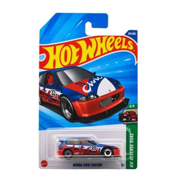 (預購) Hot wheels 基本款 JFN58 本田 CIVIC CUSTOM (預購) Hot wheels 基本款 JFN58 本田 CIVIC CUSTOM