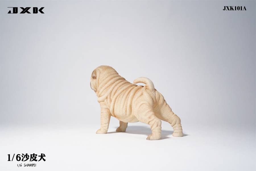 JXK 1/6 沙皮犬 動物系列 塗裝完成品 全4種 分別販售 JXK,1/6,沙皮犬,動物系列,塗裝完成品,全4種,分別販售,