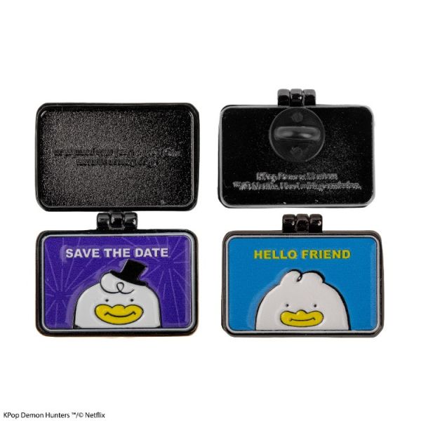 KPOP 獵魔女團 Demon Hunters 金屬徽章 來自振宇的信 Rujinu Letters KPOP 獵魔女團 Demon Hunters 金屬徽章 來自振宇的信 Rujinu Letters