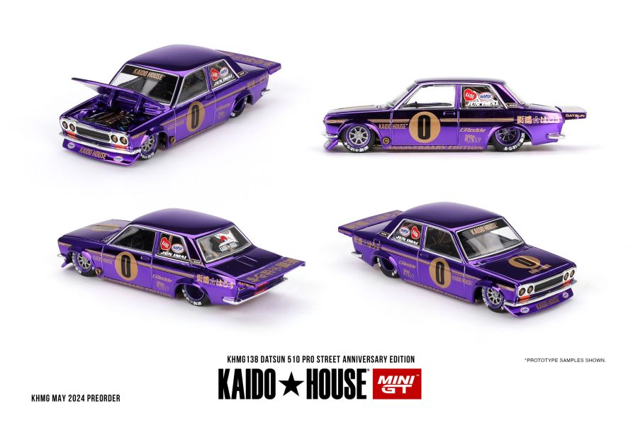 KAIDO HOUSE x MINIGT 1/64 達特桑 Datsun 510 Pro Street Anniversary Edition 紀念版 KAIDO HOUSE x MINIGT 1/64 達特桑 Datsun 510 Pro Street Anniversary Edition 紀念版
