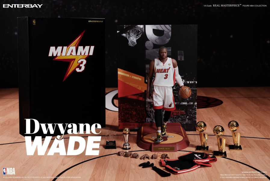 絕版斷貨中 ENTERBAY 1/6 NBA系列 德韋恩韋德 Dwyane Wade 熱火隊 可動完成品 ENTERBAY 1/6 NBA系列 德韋恩韋德 Dwyane Wade 熱火隊 可動完成品